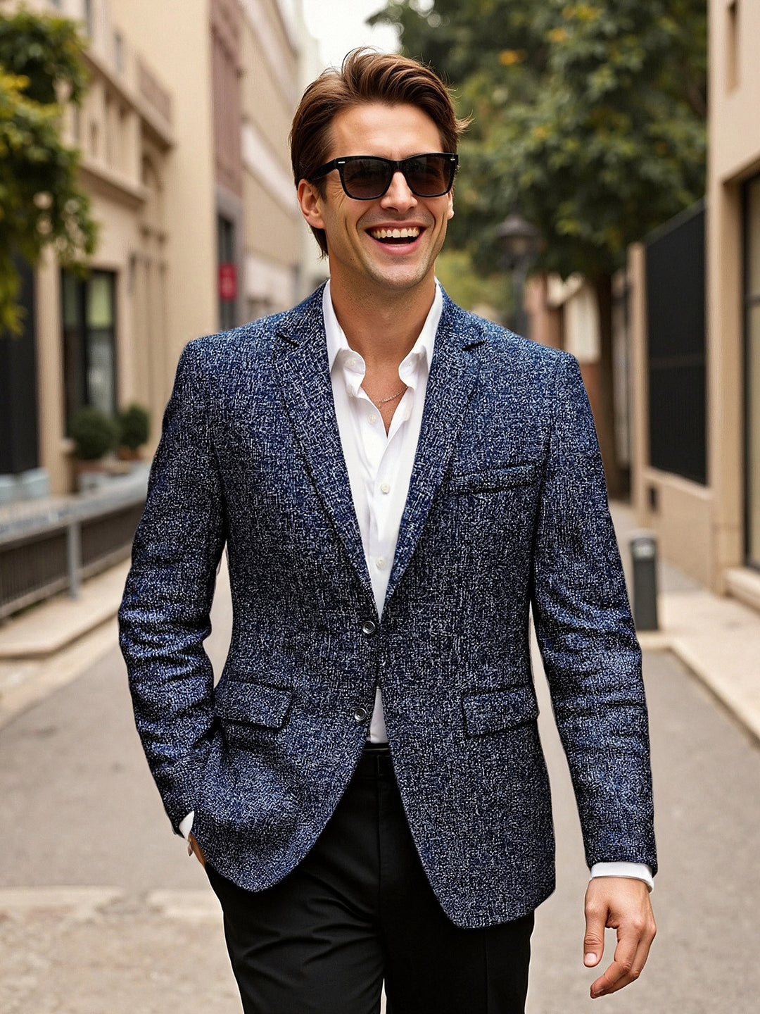 Elegant structured jacket for men with a fashionable design and high-quality materials Lune London