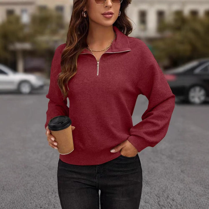 Amarae Women's Sporty Zip Sweater