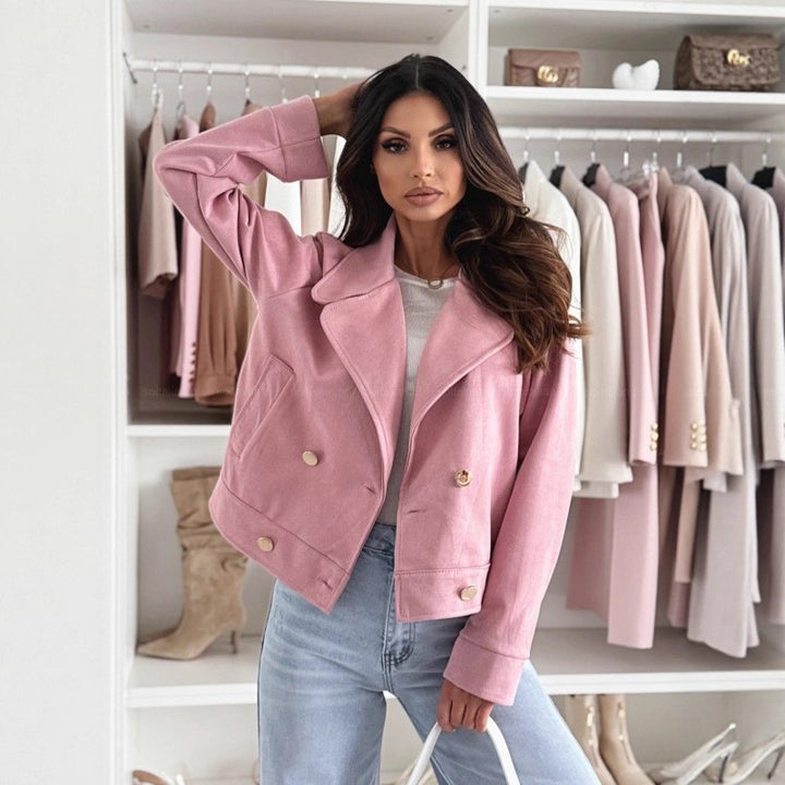 Ladies Chic Style Cropped Jacket