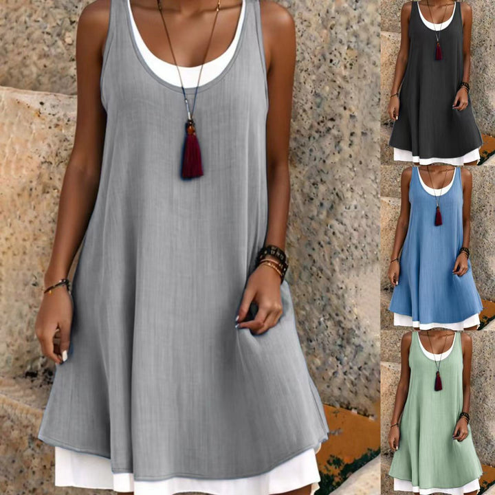 Lightweight ruffled sundress for women Lune London
