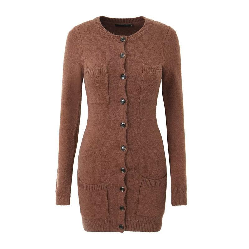 Knit jacket for women with pockets and buttons Lune London