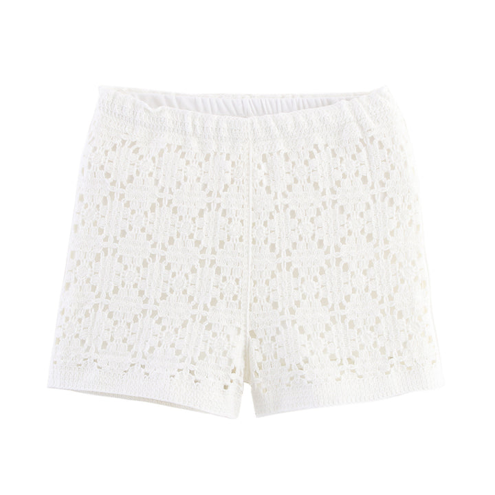 Leisure bikini set for women with crochet top and shorts Lune London