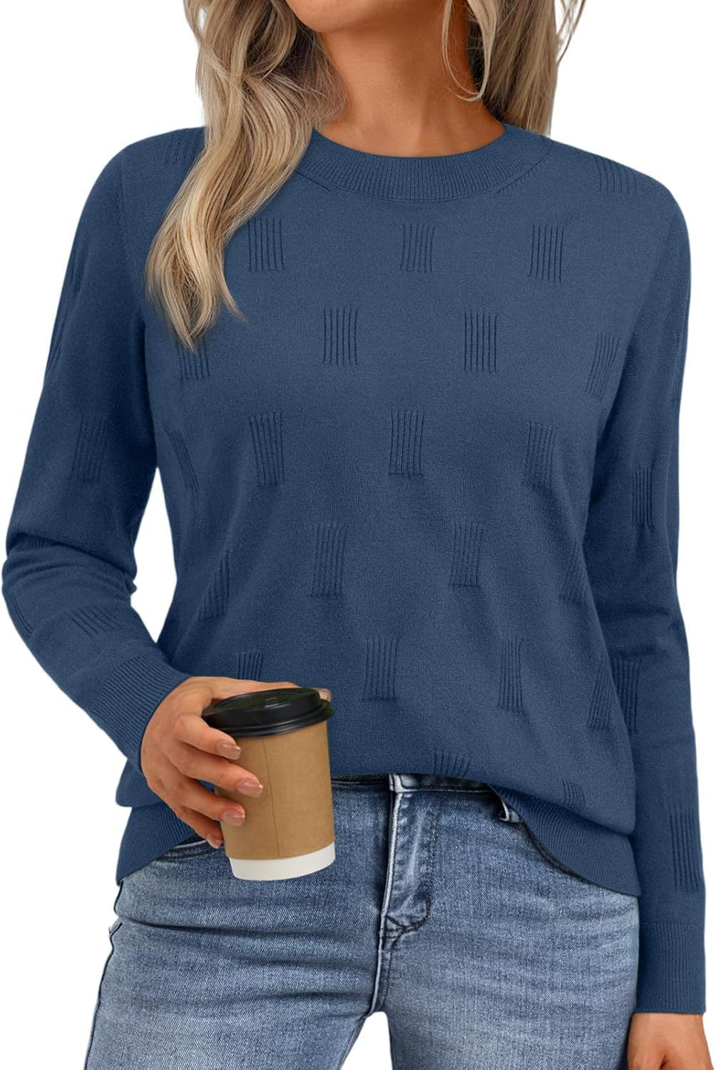 Ladies Structured Knit Sweater Lune London