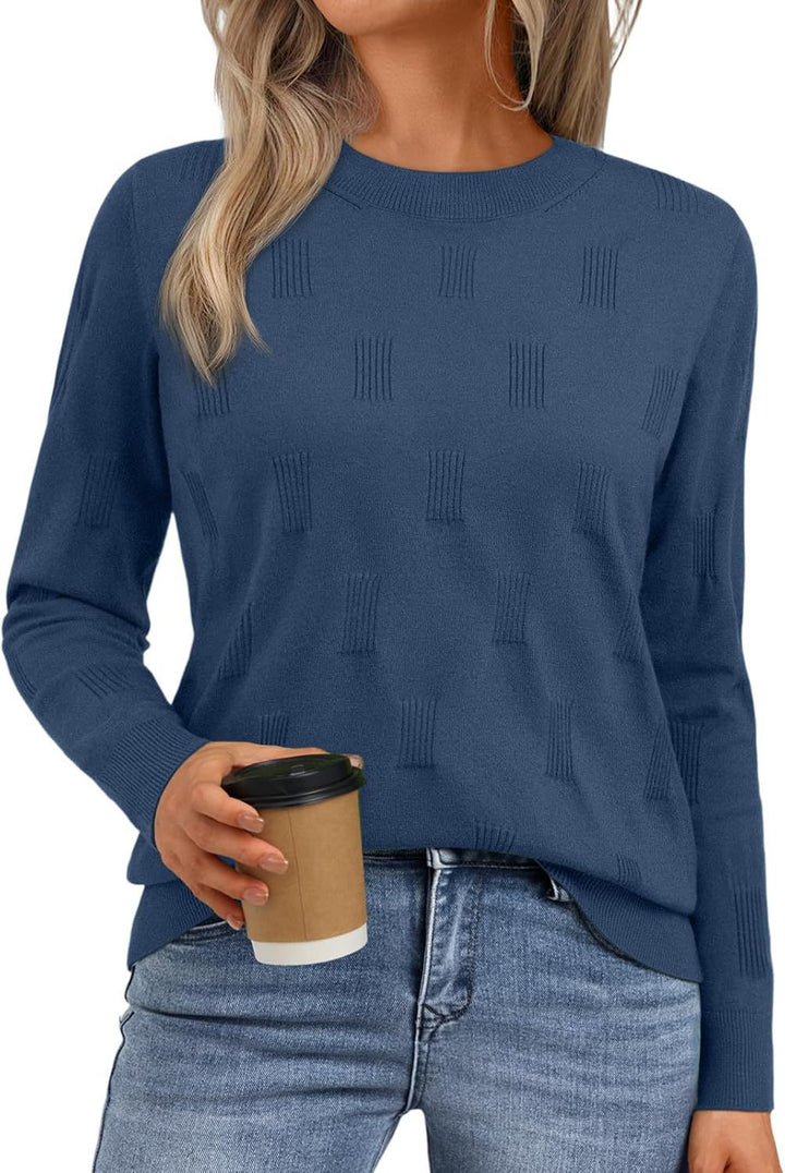 Ladies Structured Knit Sweater Lune London