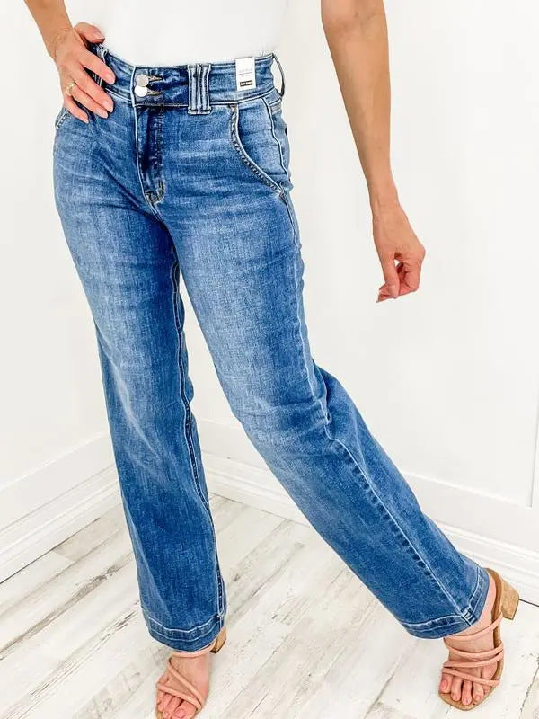 High-waisted wide jeans for women with a comfortable fit Chic & Stil
