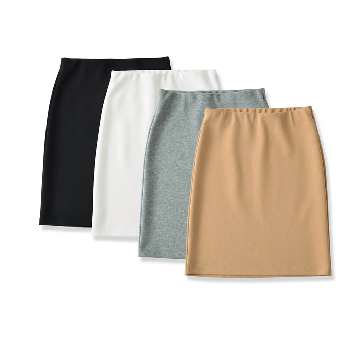 Women's Fitted Jersey Pencil Skirt with High Waist and Stretchy Comfort Material Amarae