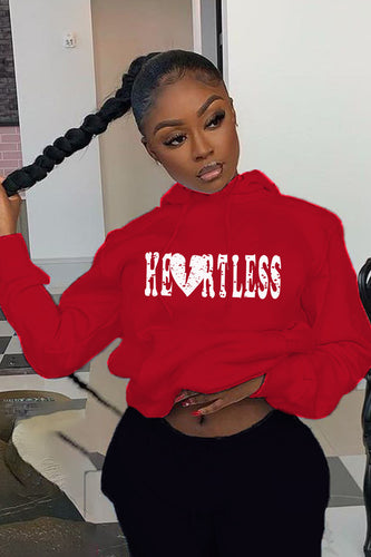 Hooded sweatshirt for women with catchy inscription Amarae