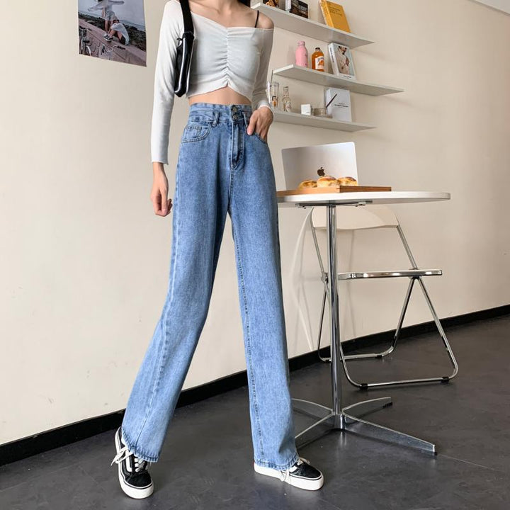 Jeans pour femmes à coupe large avec fit décontracté Chic & Stil
