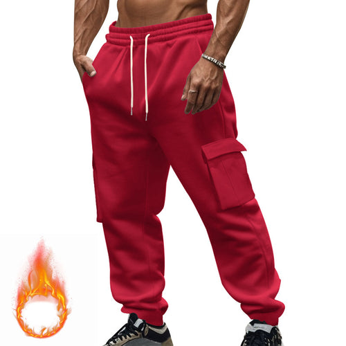Cargo jogger pants for men with elastic waistband and practical pockets Amarae
