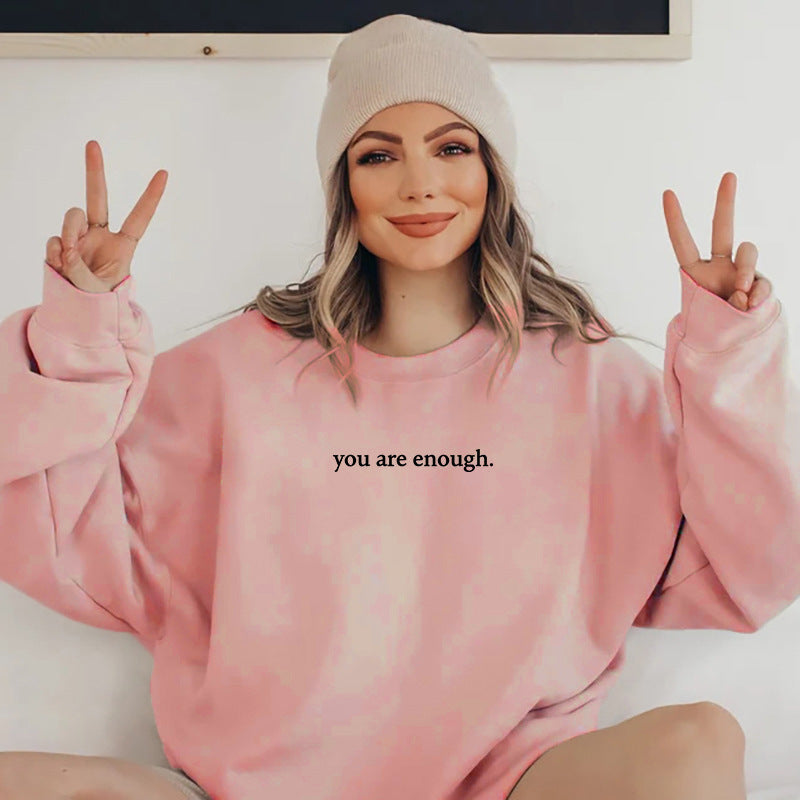 Women's sweatshirt with inspiring lettering Lune London