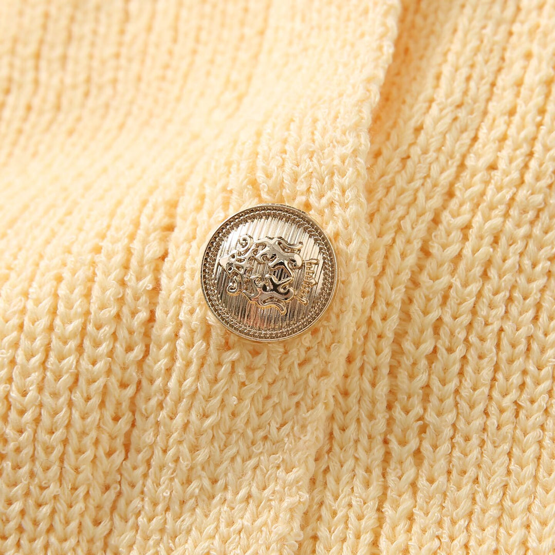 Sleeveless vest for women with button details and practical pockets Lune London