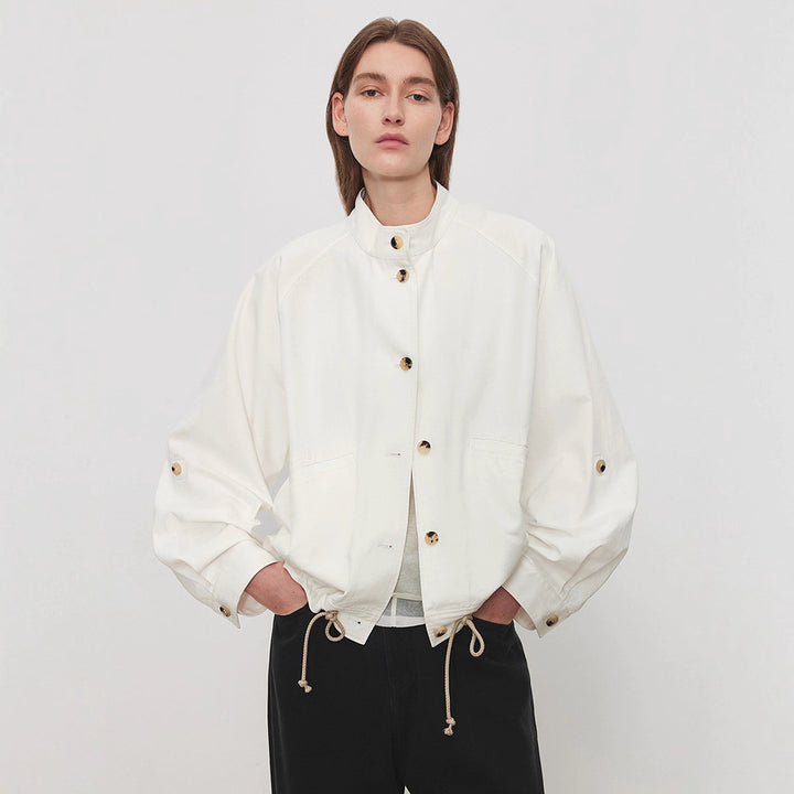Veste de transition pour femmes avec capuche et taille ajustable Chic & Stil