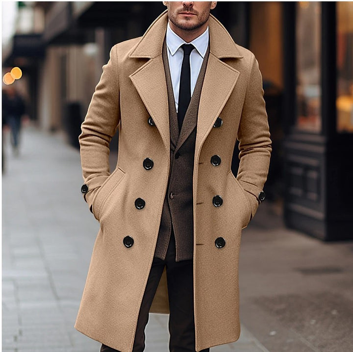 Classic wool coat for men Lune London