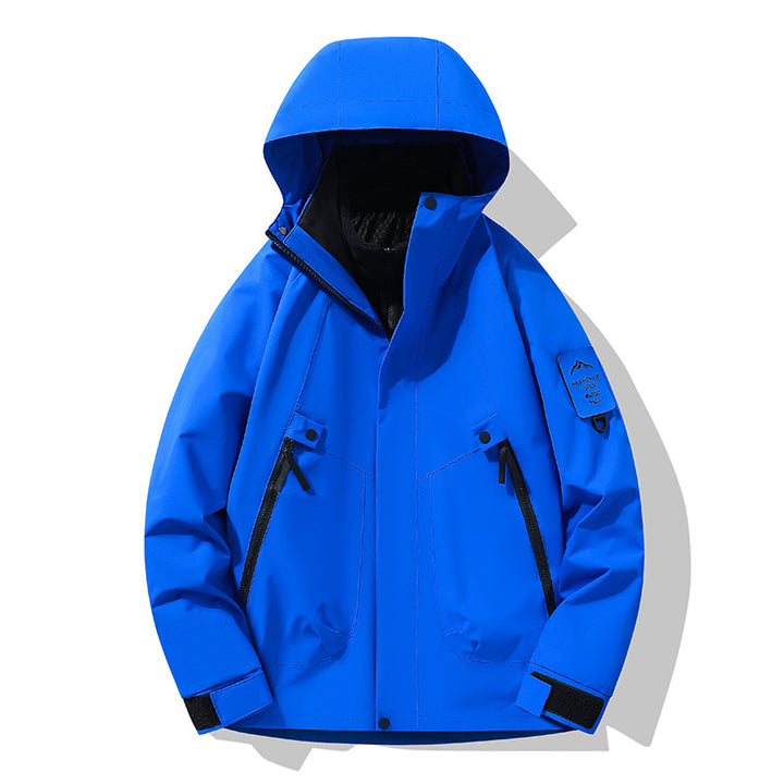 Unisex Waterproof, Breathable Hardshell Outdoor Jacket with Hood Amarae