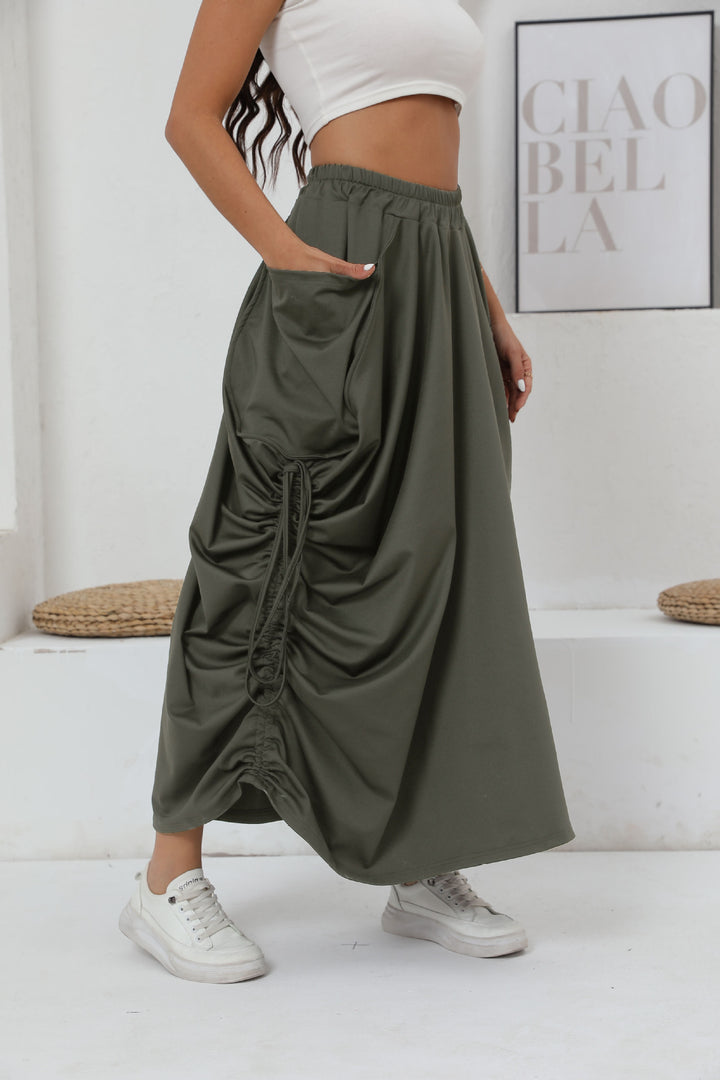 Airy maxi petticoat for women with drawstring and pockets Lune London