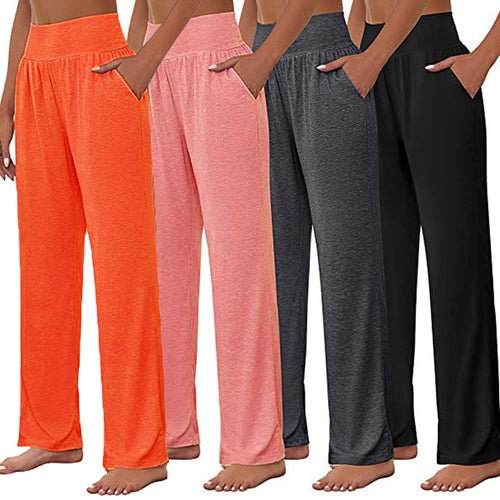 Comfortable high waist leisure pants for women with side pockets Amarae
