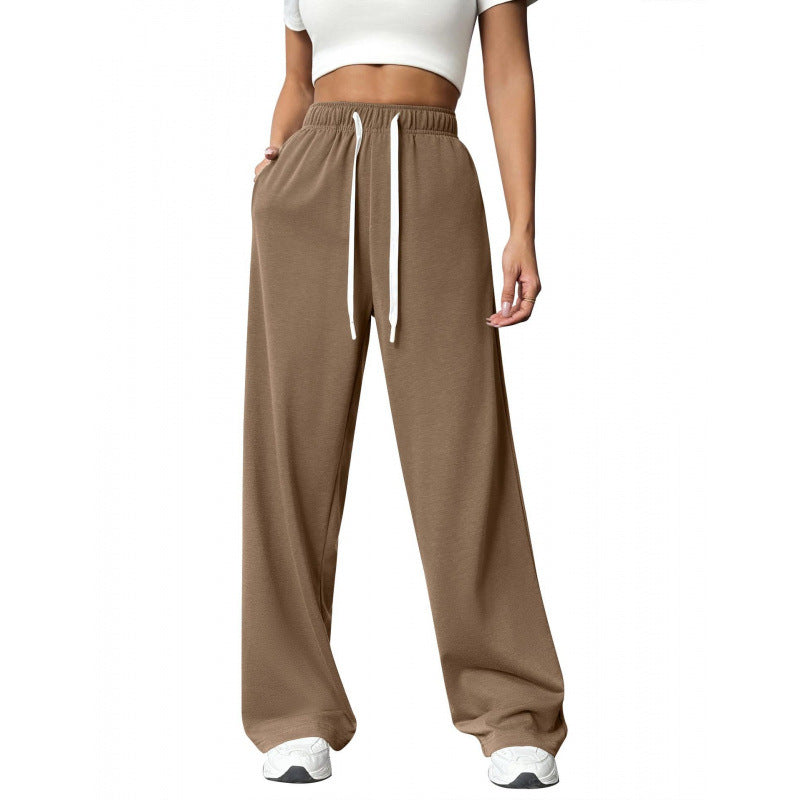 For women Comfortable and casual leisure pants with a loose fit and elastic waist Lune London