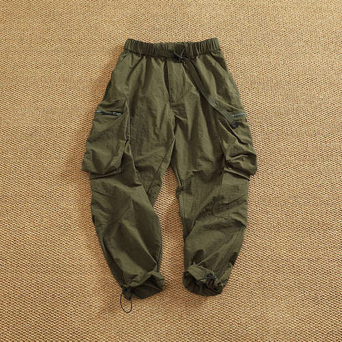 Men's cargo pants with practical pockets and elastic waistband Amarae