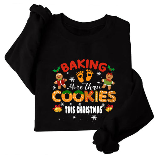 Sweatshirt femme avec doublure en molleton doux et impression de Noël joyeuse Chic & Stil