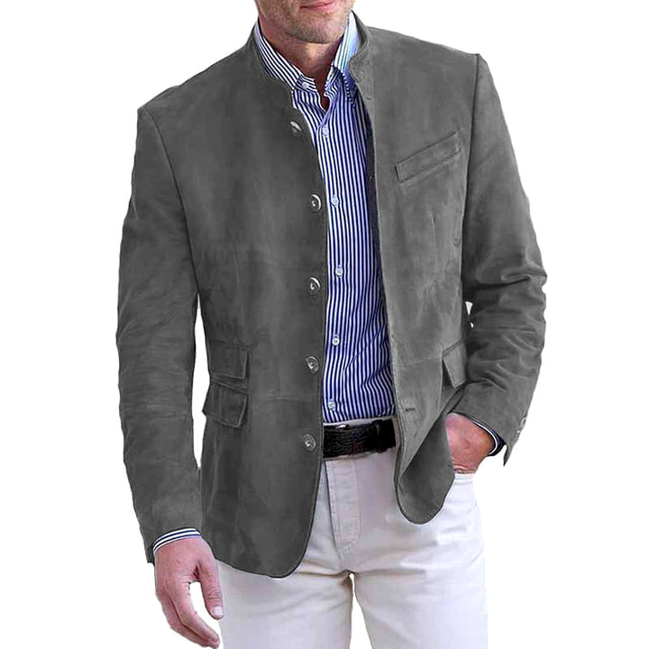 Elegant suede jacket for men with modern accents Lune London