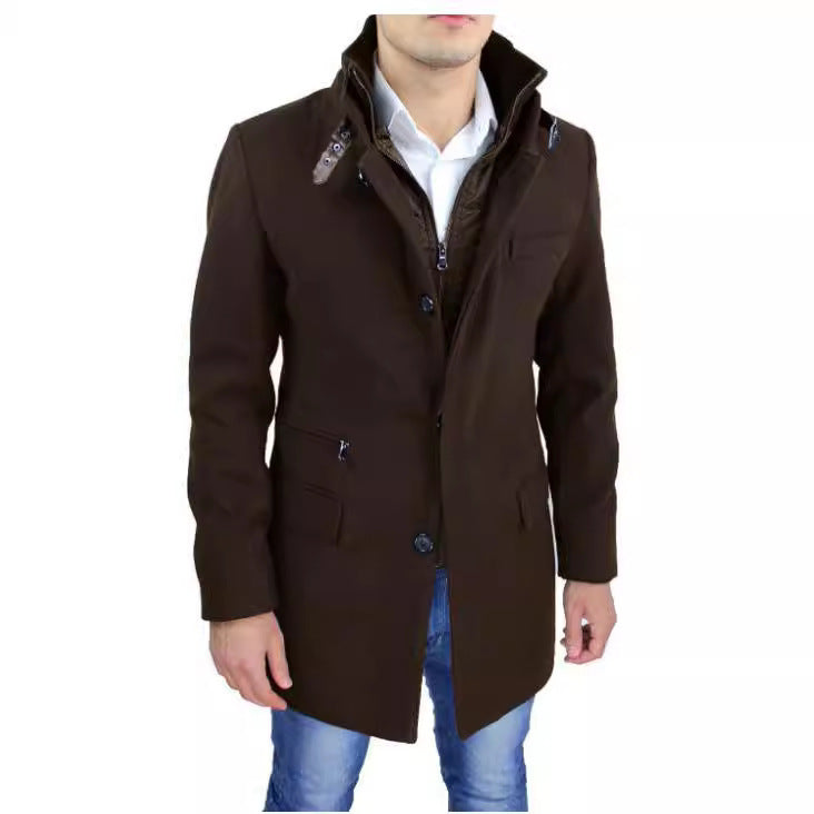 Fashionable warm jacket for men with innovative inner lining Lune London