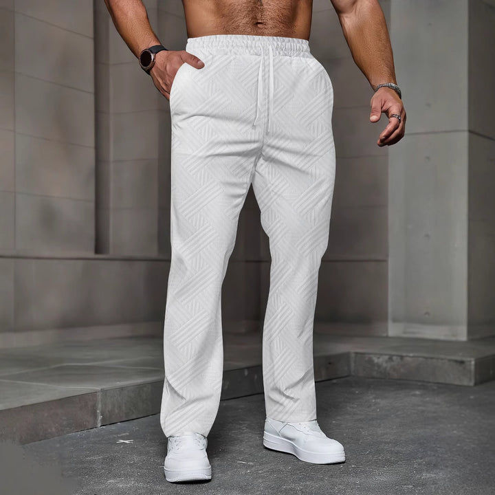 Casual pants for men with a modern structured design Lune London