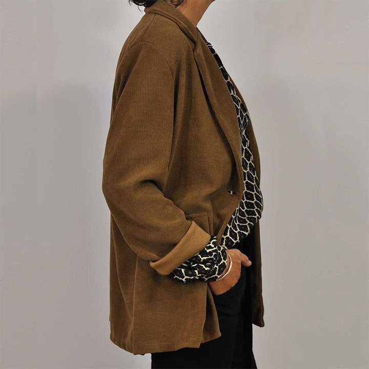 Ladies Blouse with Unusual Print and Comfortable Long Sleeves Lune London