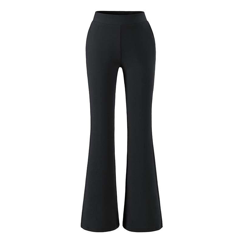 Women high-waisted stretch flared pants with wide bootcut cut Amarae