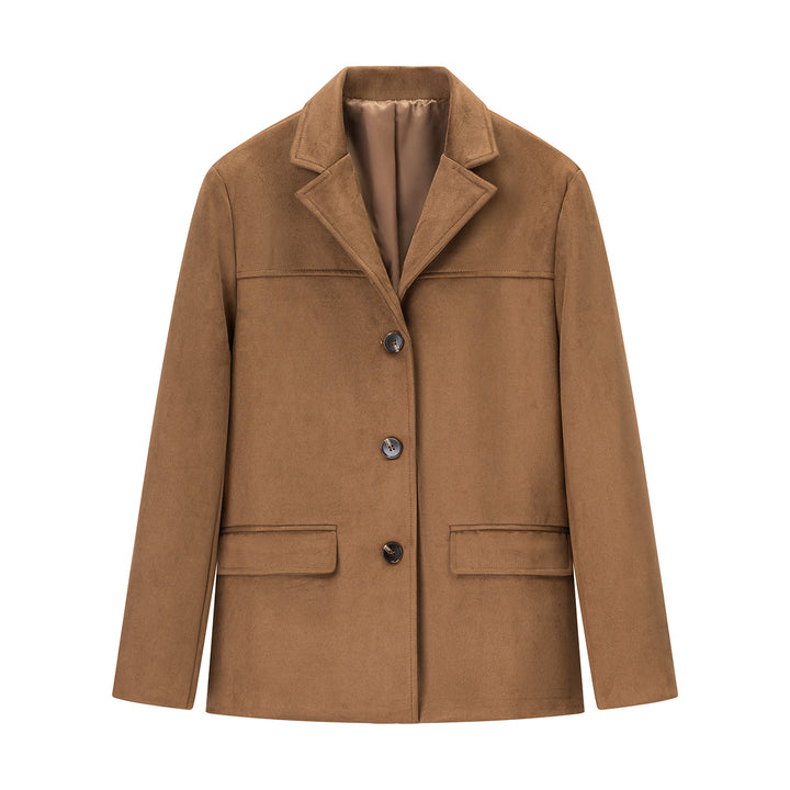 Veste blazer tendance pour femmes en tissu doux Chic & Stil