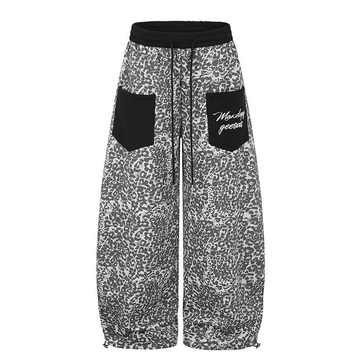 Women Extra Wide Palazzo Lounge Pants in Culotte Cut with Elastic Comfort Waistband, Contrasting Patch Pockets and Adjustable Hem Amarae
