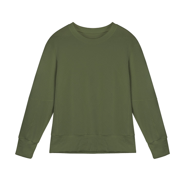 Sweatshirt for women with a trendy textured design and a high-quality cotton blend Lune London