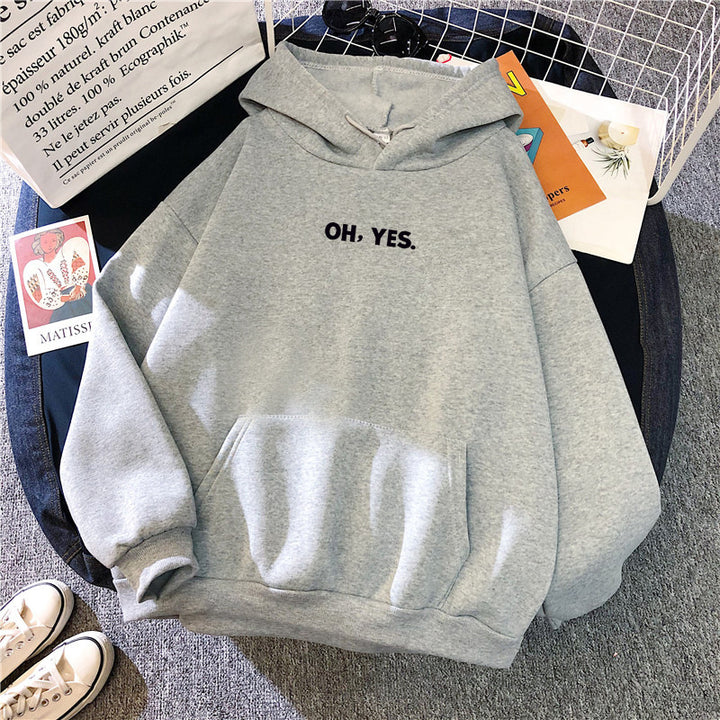 Women's Cozy Hoodie with Casual Print Chic & Stil