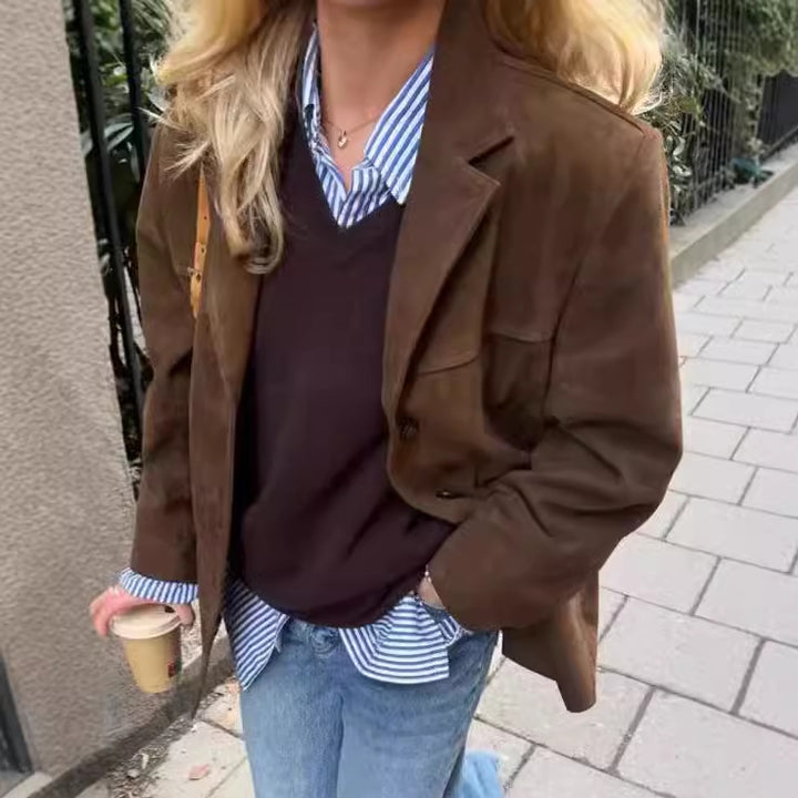 Ladies Casual Oversize Jacket Lune London