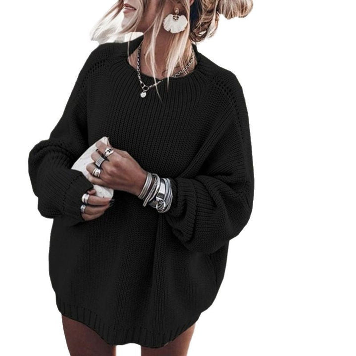 Ladies Oversized Knit Sweater Chic Und Stil