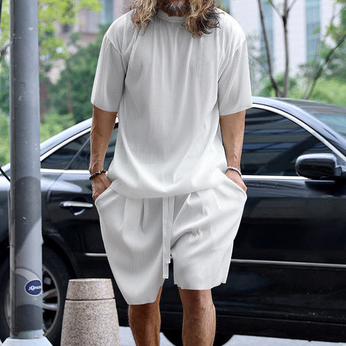 Casual lounge set for men with breathable design and elastic waistband Amarae