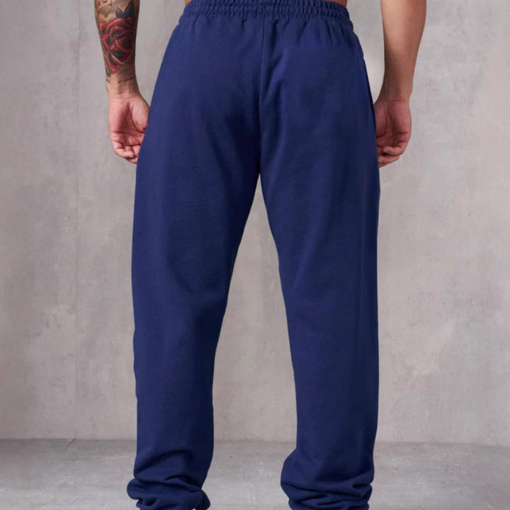 Men's relaxed leisure pants with wide cut and elastic waistband Chic & Stil