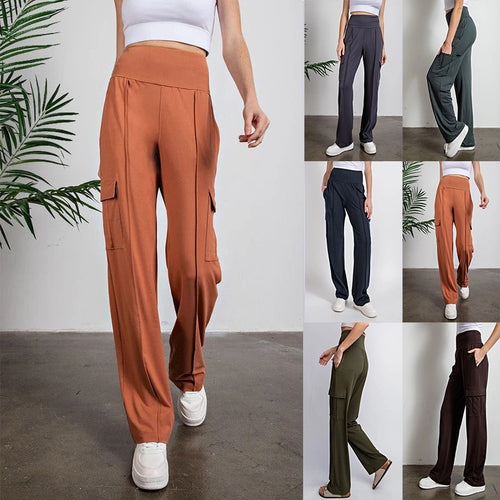 High waist cargo pants for women with convenient pockets Amarae