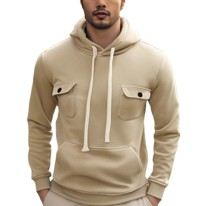 Men's hoodie with practical pockets and modern design Lune London