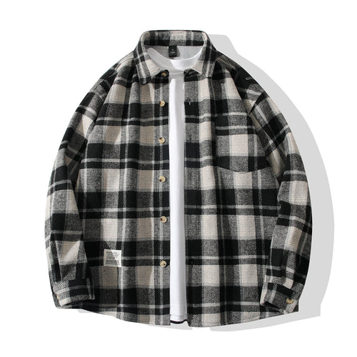 Comfortable plaid flannel shirt for men Amarae