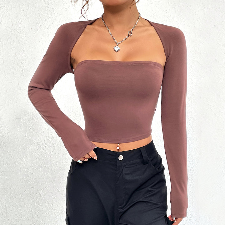 Haut pour femmes avec encolure asymétrique et manches longues Chic & Stil