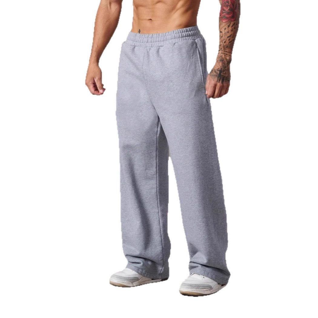 Men's relaxed leisure pants with wide cut and elastic waistband Chic & Stil