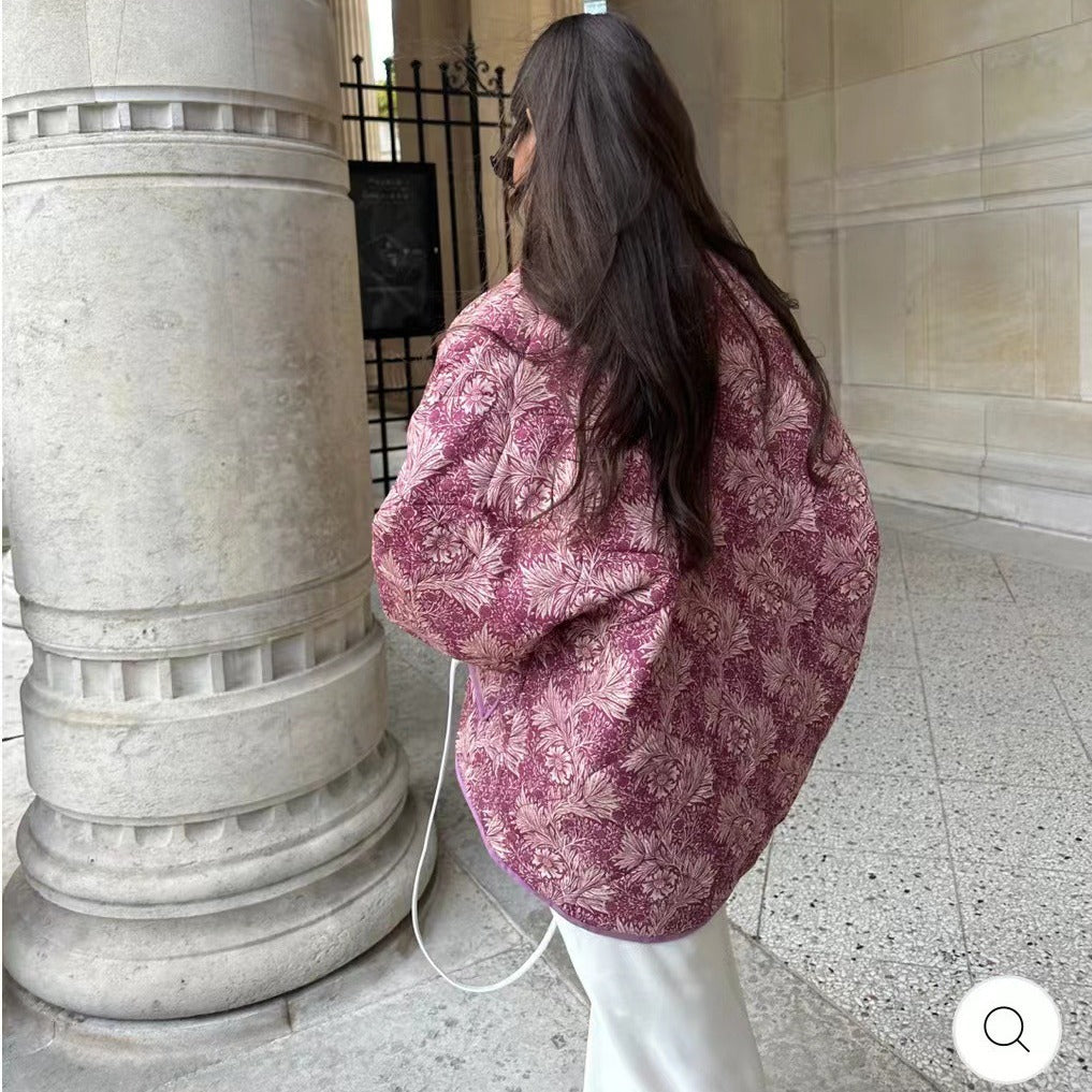 Veste tunique imprimée florale pour femmes Chic & Stil