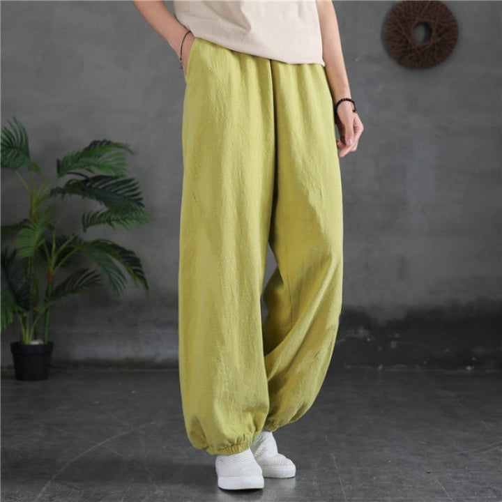 Women Comfortable Air Pants with Elastic Waistband Chic & Stil