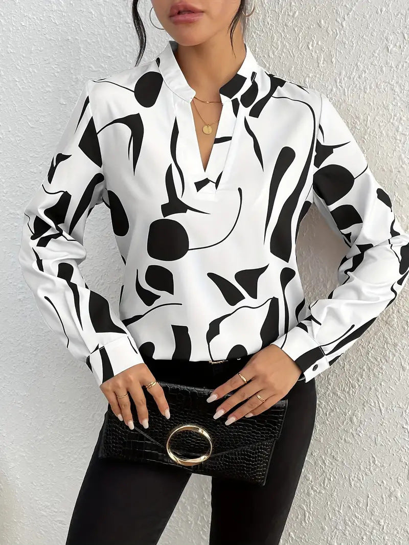 Haute couture blouse for women with modern pattern Lune London
