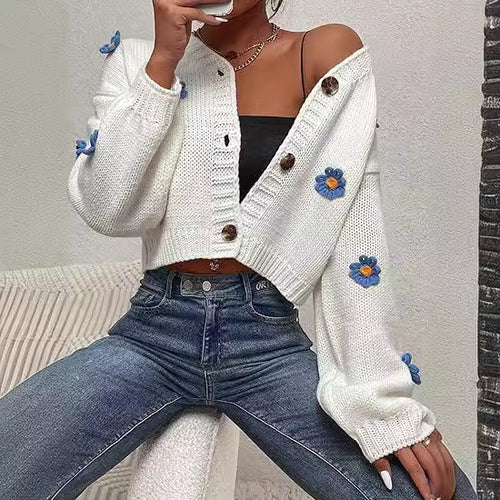 Ladies Short Knitted Jacket Amarae