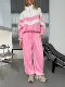 Women's Sporty Two-Piece Set with Fashionable Jacket and Loose Pants Chic & Stil