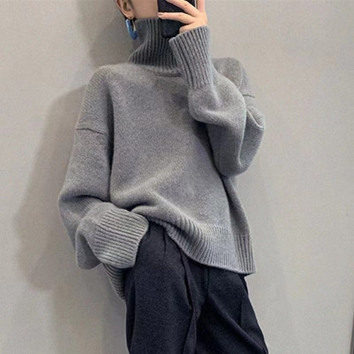 Gros Pull Col Roulé pour Femmes avec Tricot Doux Chic & Stil