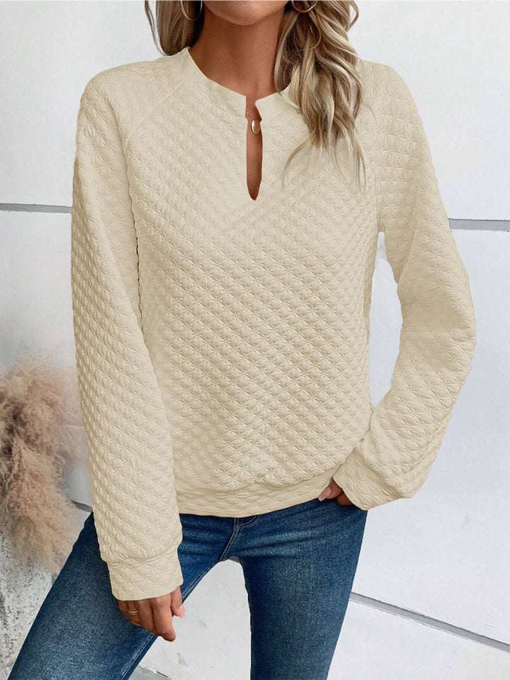 Women's sweatshirt with textured design Lune London
