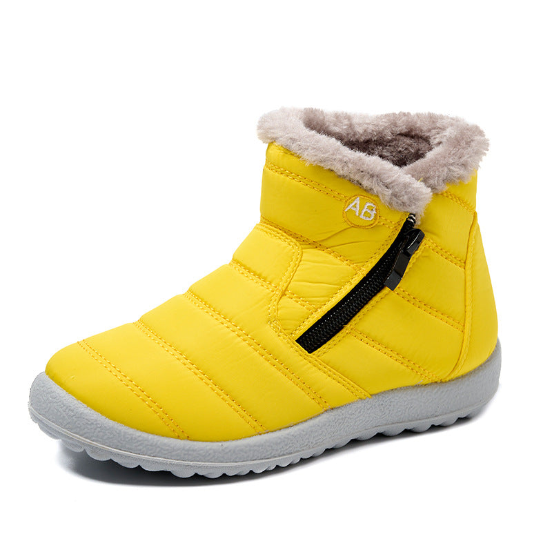 Women’s padded winter boots with side zipper Lune London