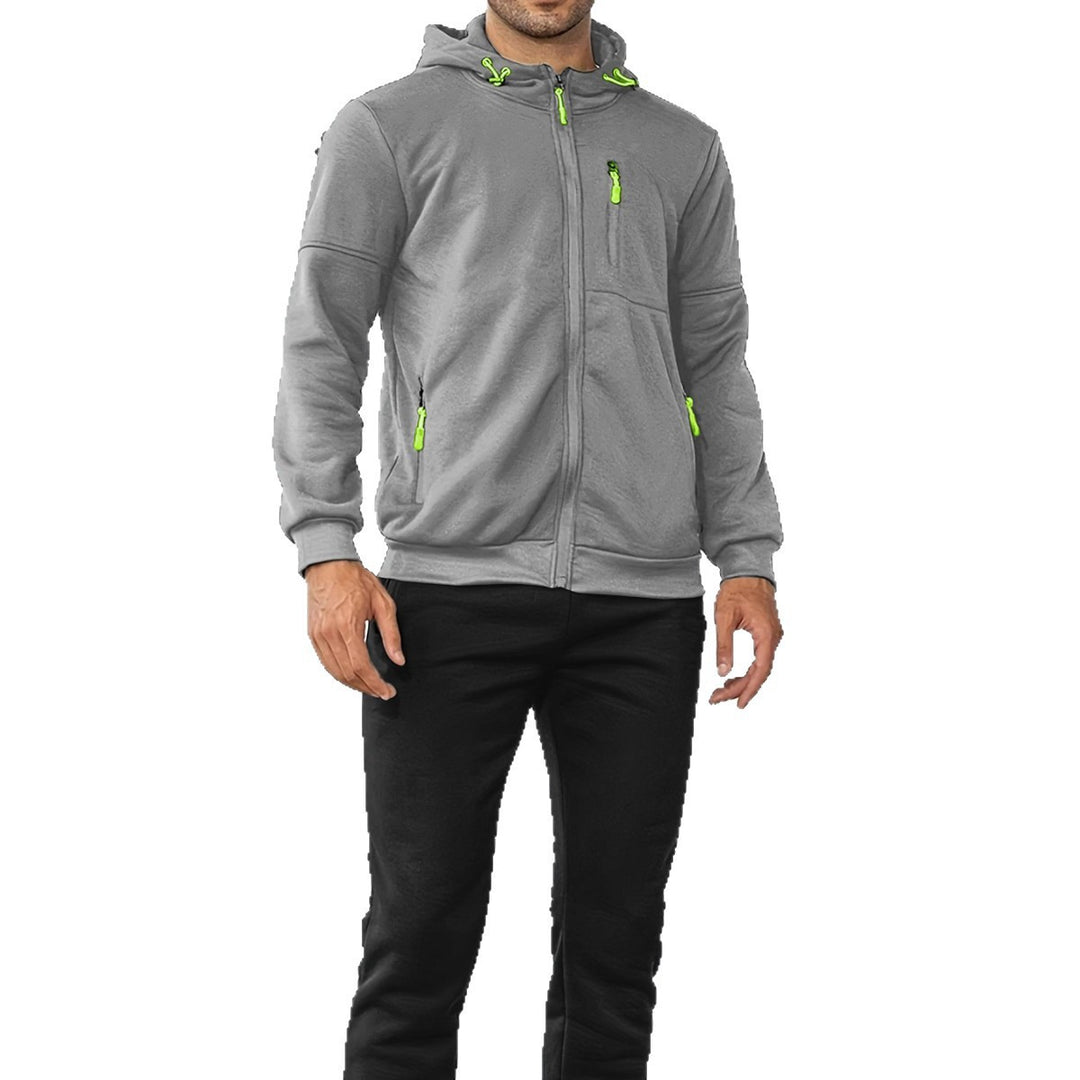 Men's training jacket with handy pockets and breathable function Lune London